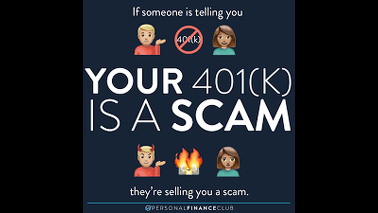 THE AVERAGE 401K INVESTOR IS RIPPED OFF, ON AVERAGE, FOR $155,000 IN FEES AND MANIPULATION