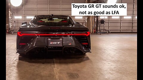 Toyota GR GT twin turbo v8 disappointed compared to LFA