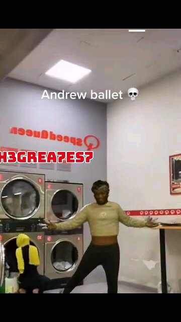 KSI dances throught a kitchen