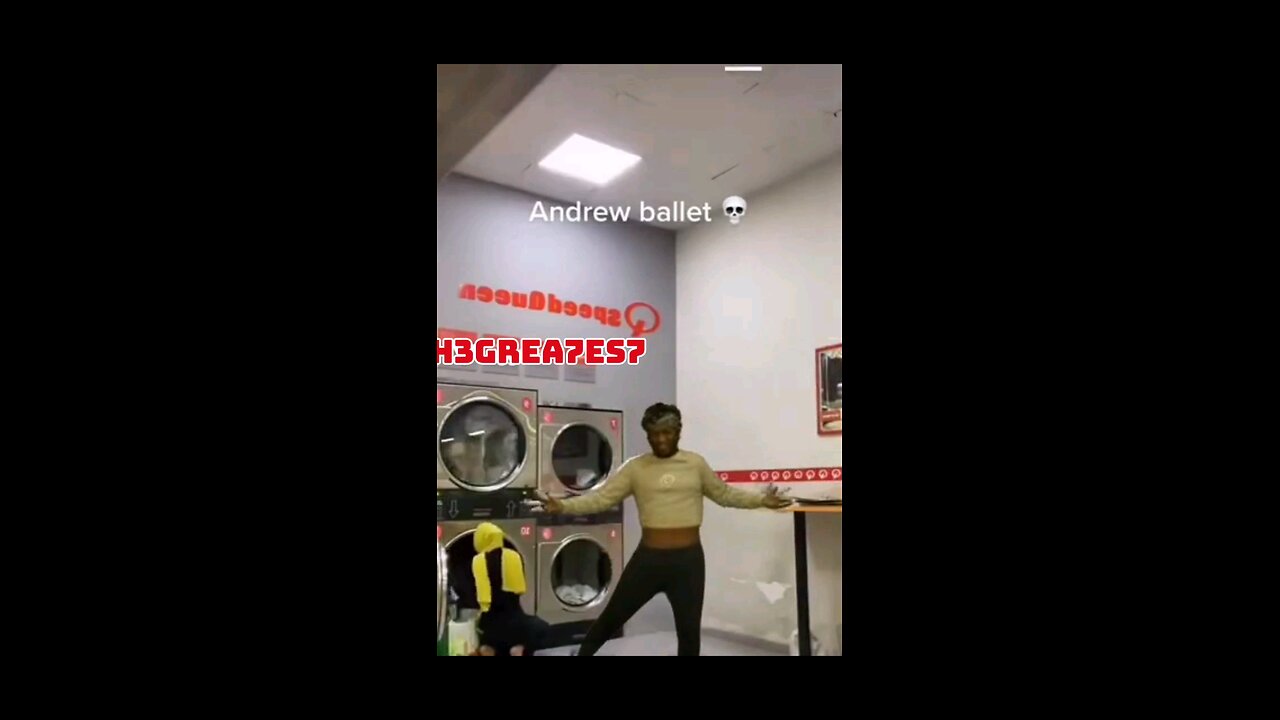 KSI dances throught a kitchen