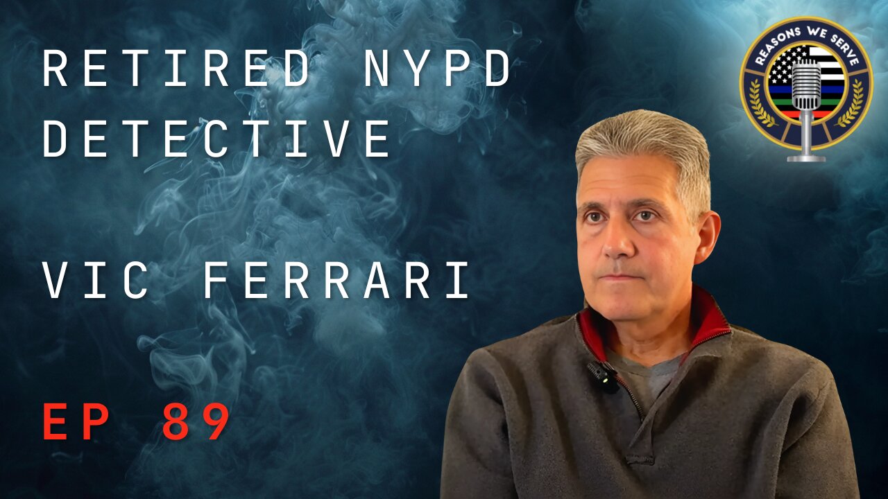 Episode 89 retired NYPD Detective Vic Ferrari