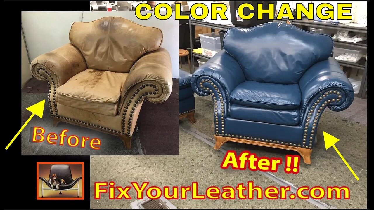 Leather Color Change Video ***** FixYourLeather.com