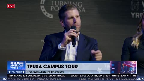 ERIC TRUMP REMEMBER WHEN HE FIRST MET CHARLIE