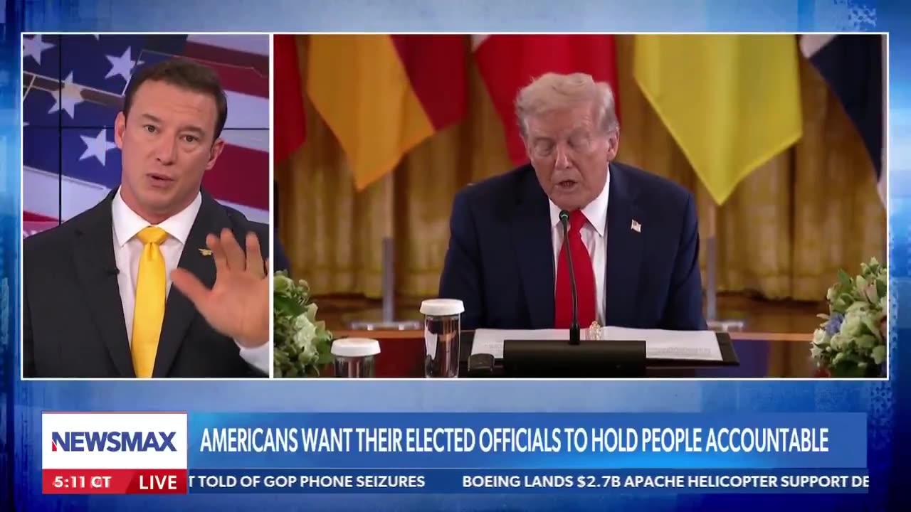 Newsmax anchor Carl Higbie calls on President Trump to preemptively pardon every American taxpayer