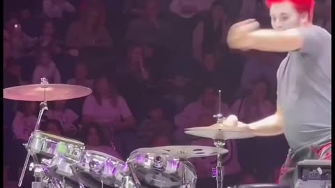 Drumming clown