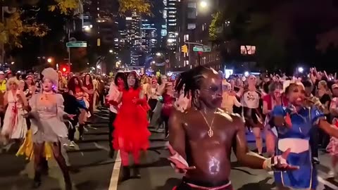 THIS WAS THE NYC HALLOWEEN PARADE
