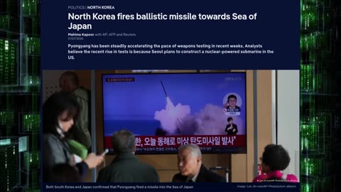 North Korea Fires Ballistic Missile Toward Sea of Japan