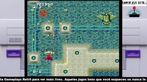 Raiden Trad / Raiden Densetsu (SNES / Super Nintendo) no commentary / sem comentários
