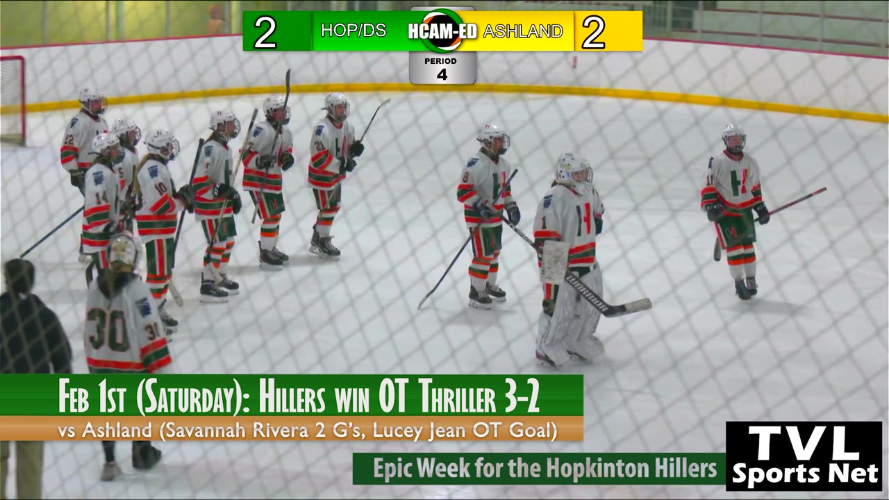 Hopkinton Hillers Sports Game-Clinching Recap: Jan 27th through Feb 1st 2025