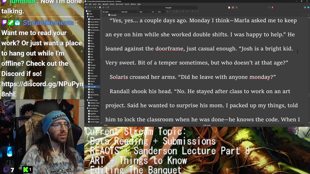 Beta Reading + REACTS + Commentary + Sanderson Part 8! Wheel of Time! Enter Art Arc: Drawing 101! I FUCKED UP!!!