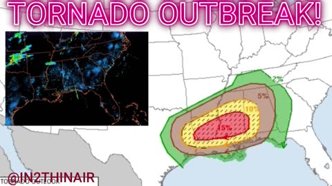 MAJOR TORNADO OUTBREAK Today! Prepare NOW! Louisiana & Mississippi!