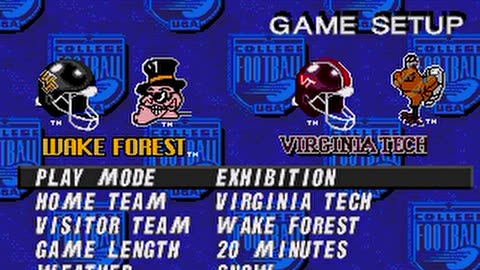 Gens Rom College Football USA 97