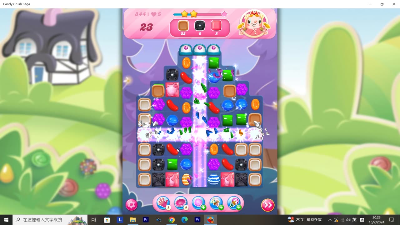 Candy Crush Saga Record (Level 844)