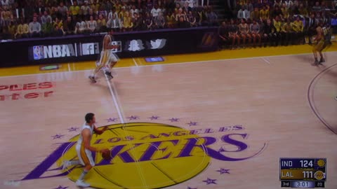 NBA2K: Indiana Pacers vs Los Angeles Lakers (Dunks-3rd Quarter-Buzzer Beater)