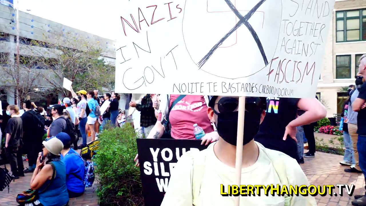 Kaitlin Bennett X - Democrat in a mask.