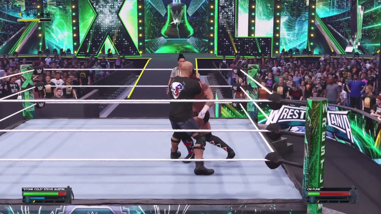 cm punk vs stone cold steve austin wwe2k24