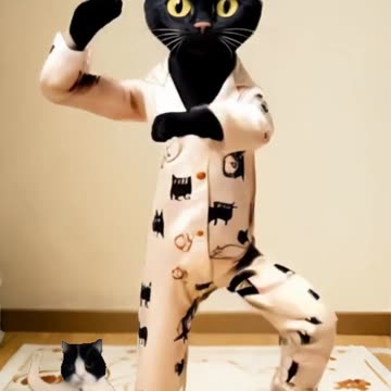 Funny cat dance