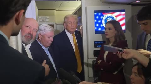 President Trump Gaggles with Press on Air Force One, Jan. 4, 2026