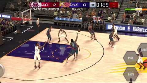 NBA 2k Mobile: 1st Match with The Pacific Division Phoenix Sun 🏀 Gameplay Walkthrough