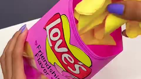 Amazing: DIY BFF Chips bag Idea 💖😍 #shorts #craft #diy #tutorial #crafts #gift #