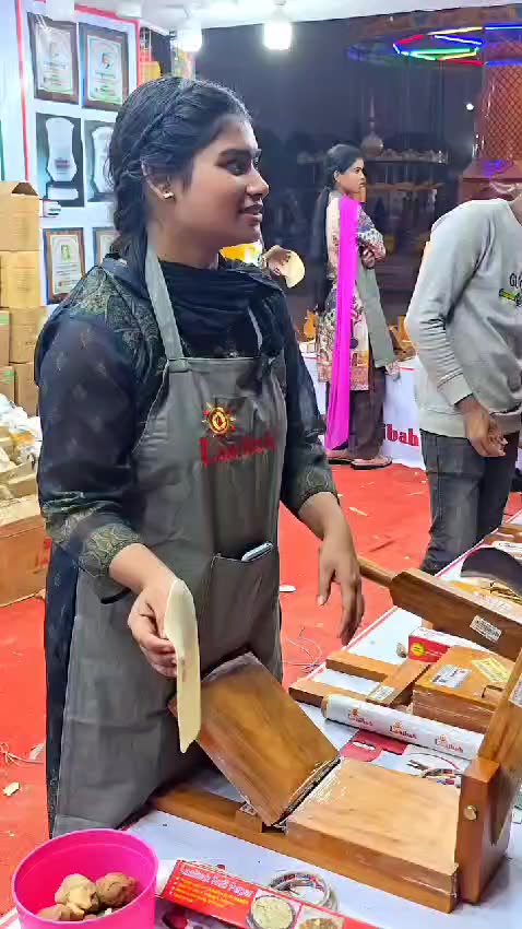 "A Lady Prepares a Simple Meal Effortlessly"