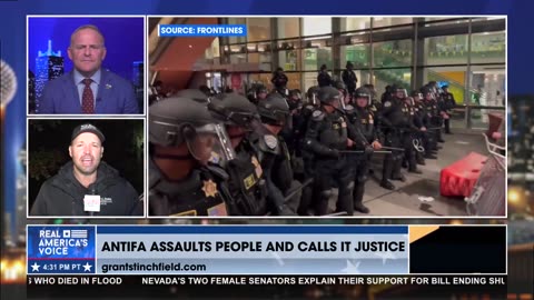 ANTIFA PROTEST AT TPUSA EVENT