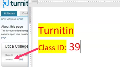 Turnitin Instructor Access with Free Class ID and Enrollment Key for students