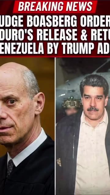 Federal Judge Orders Release of Nicolás Maduro, Sparks Legal and Political Firestorm