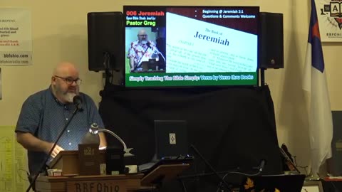 006 Jeremiah 2:1-5 WEBCAST