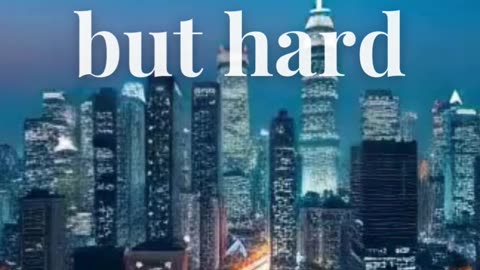 It’s going to be hard, but hard does not mean impossible