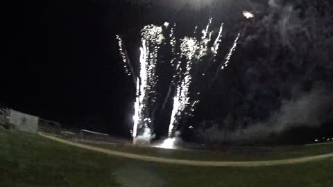 FIREWORKS FROM ZOMBIE FEST - YOU CAN HEAR ME SAY: ""IS THAT IT??"