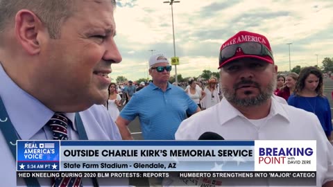 “CHARLIE KIRK HAD A WAY TO CALM THE CROWD”