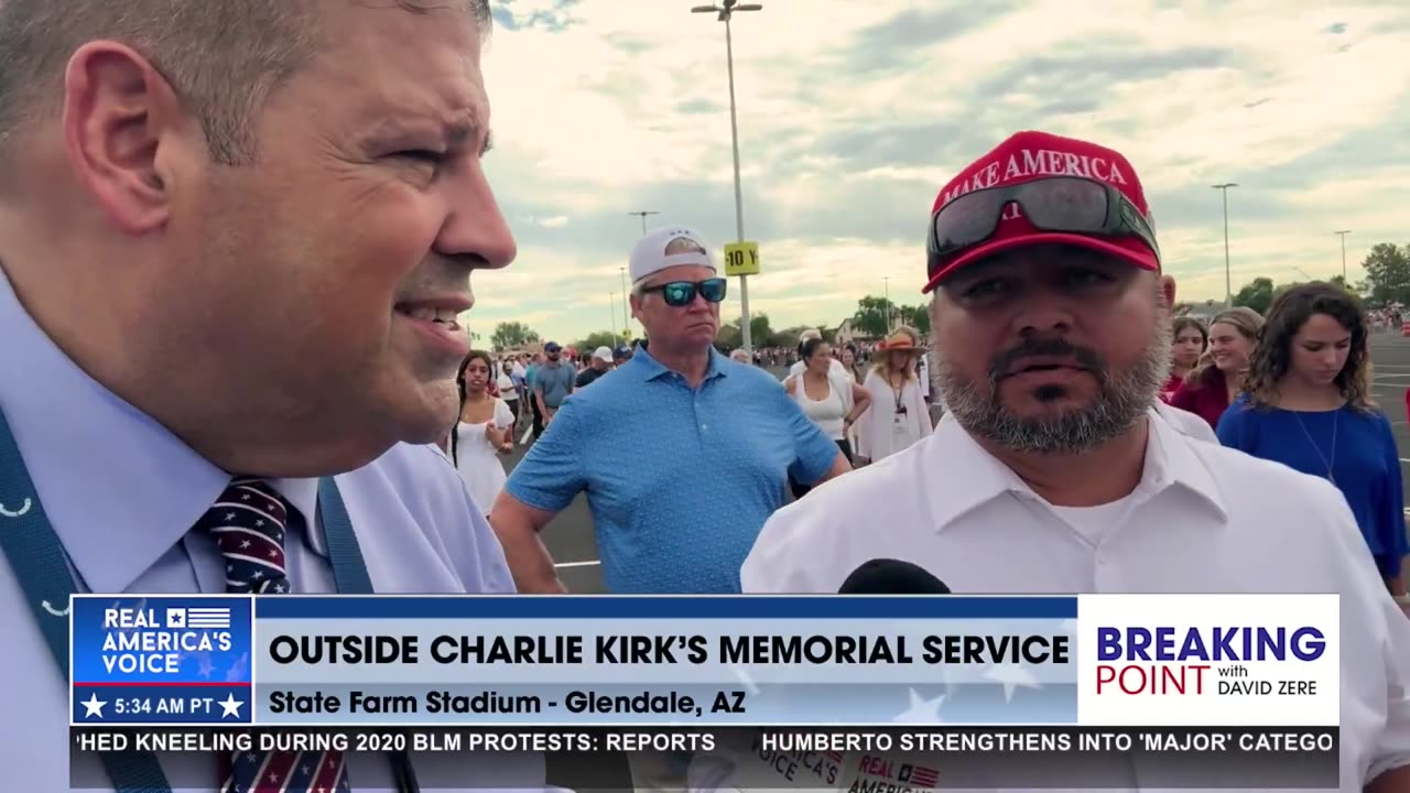 “CHARLIE KIRK HAD A WAY TO CALM THE CROWD”