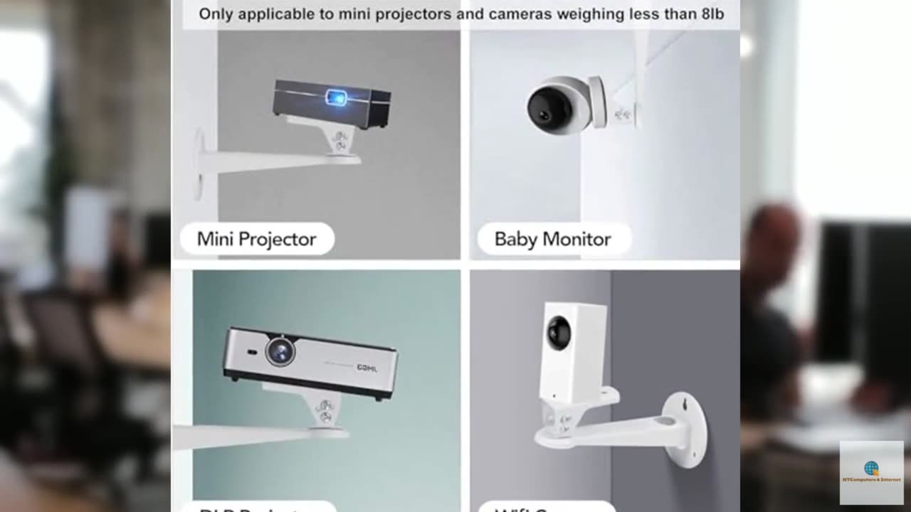 Mini Projector Wall Mount/Projector Hanger/CCTV Security Camera Housing Mounting