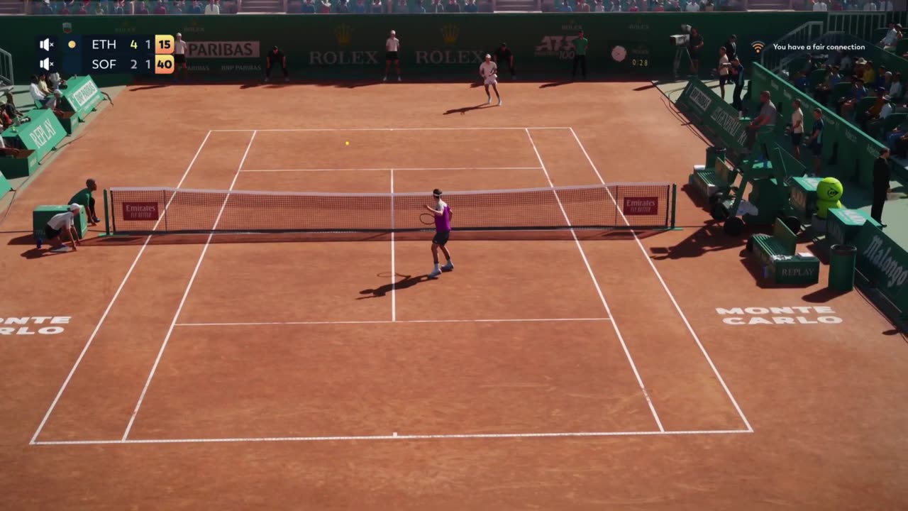 Top Spin 4 Amazing 60 Strokes Rally