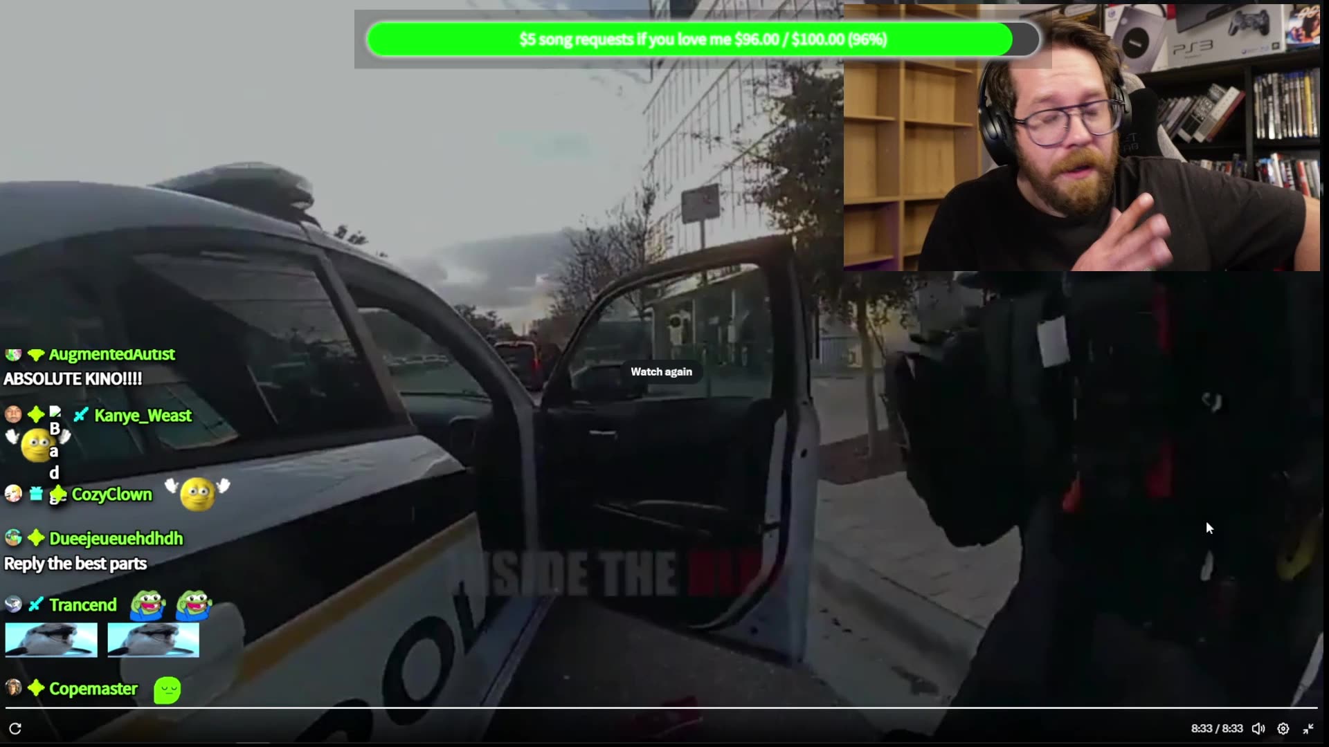 Beardson reacts to a cross dresser crashing out at cops over misgendering