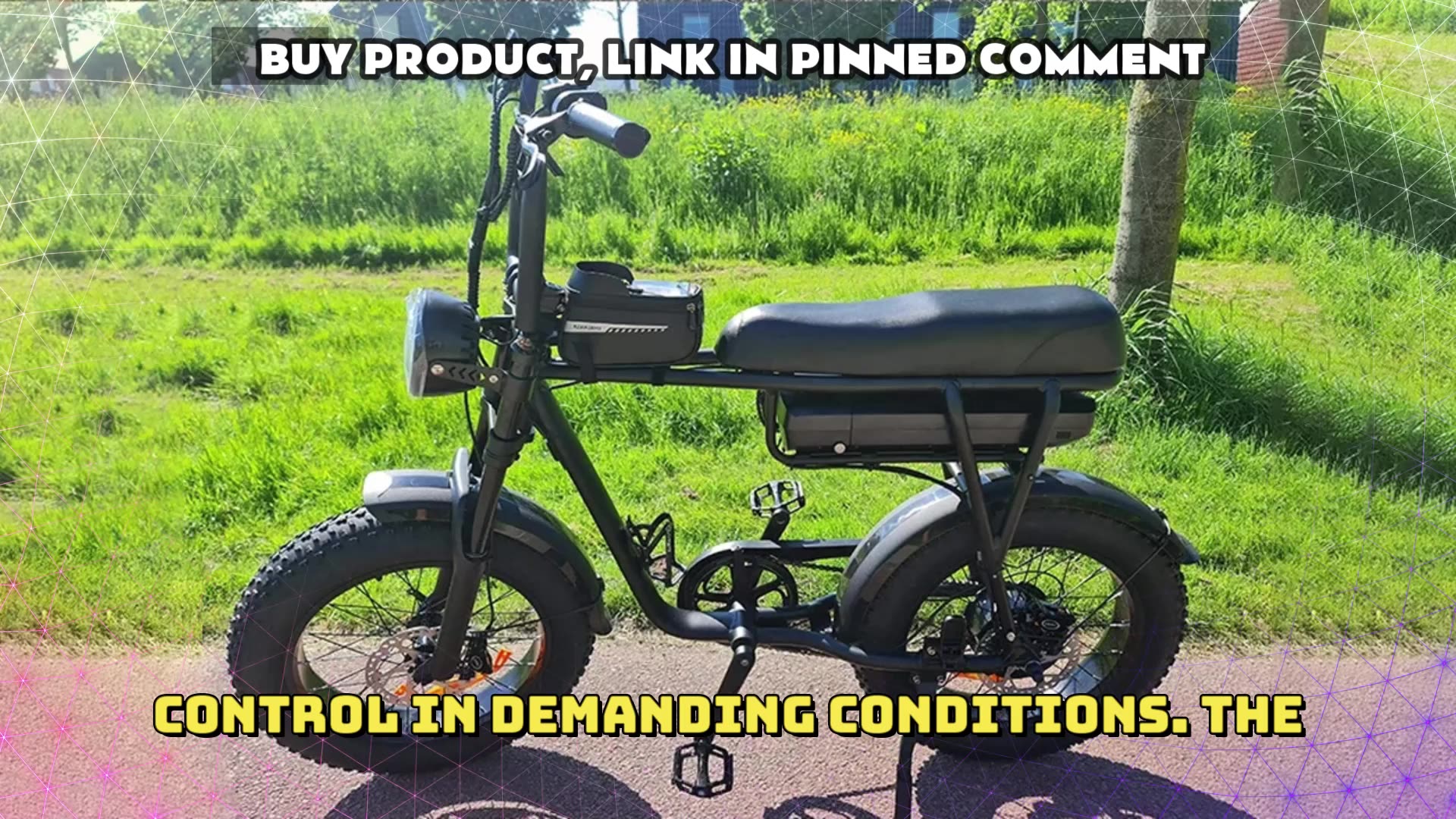 TOURWHEEL T6 Electric Bike 750W Poweful Motor 48V 18.2Ah Battery 20*4.0 inch Fat Tires Ebike