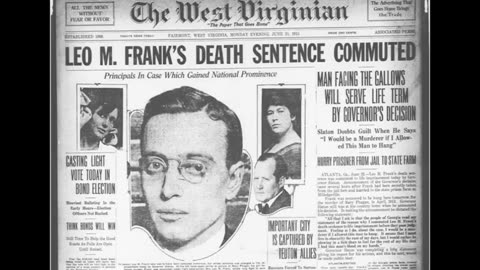 The true story of Leo Frank. It all began in a pencil factory in Atlanta in 1913 . . . - Vid8