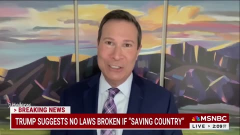 Frank Figliuzzi freaks out about Trump's "He who saved his country violates no law" post: