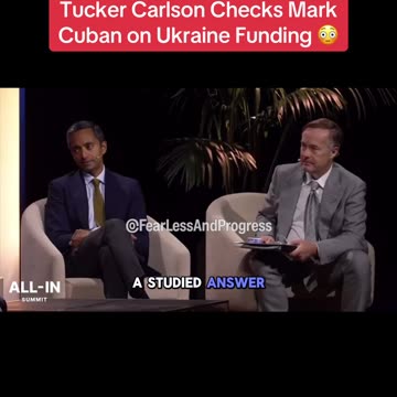 Uncomfortable truth! Tucker Carlson you did it again.🫡