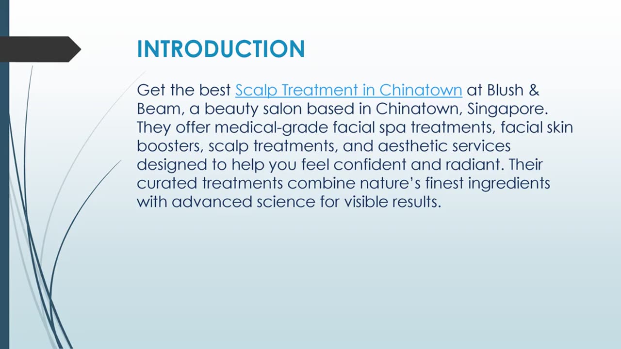 Get the best Scalp Treatment in Chinatown