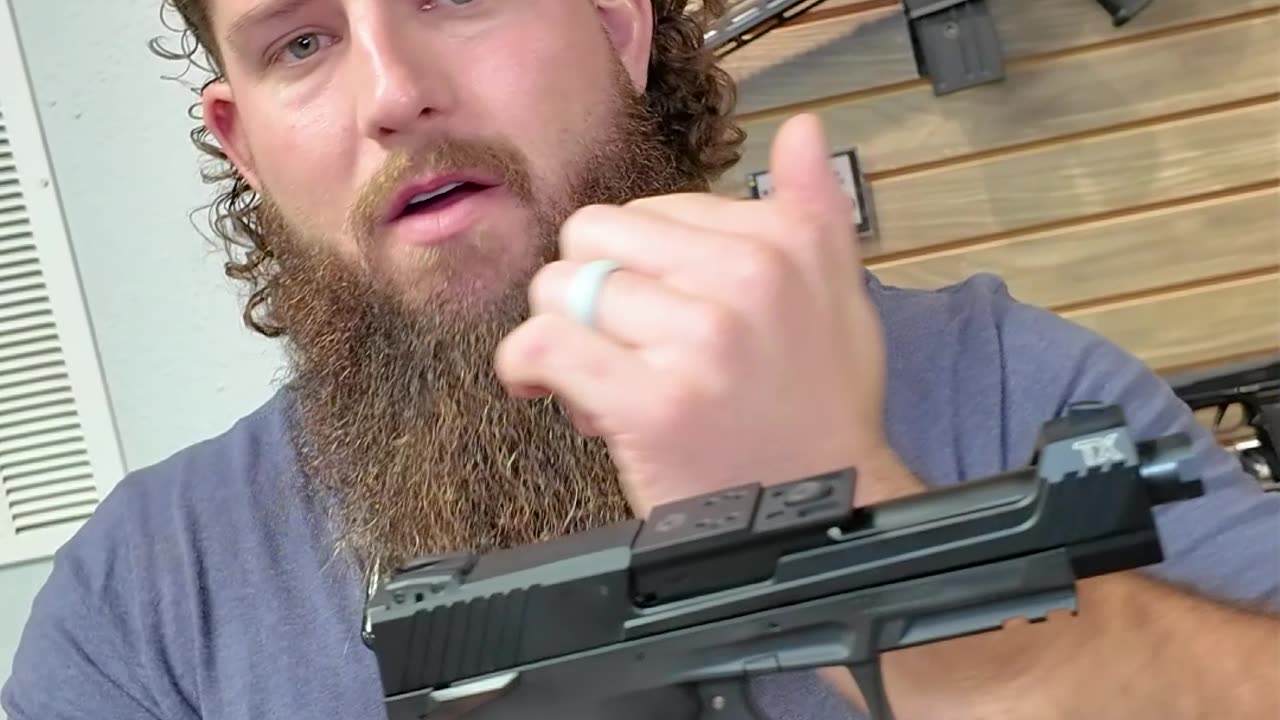 A Handgun with a Chicken Nugget Tray?!?