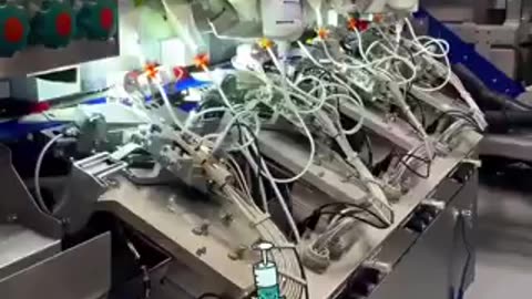 Massive Fish Farm which includes the mass vaccinating anaesthetised fish.