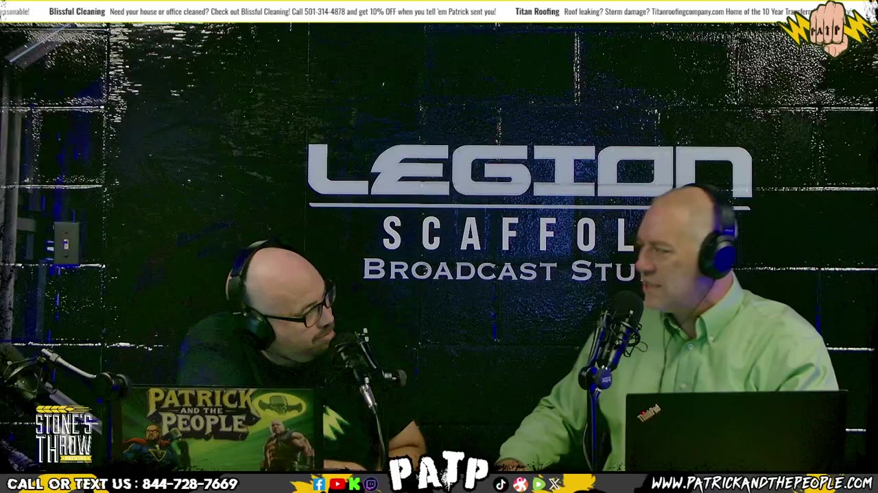 Patrick and the People - Live! - Ep.222 w/ Rich "One Fall" Rockwell