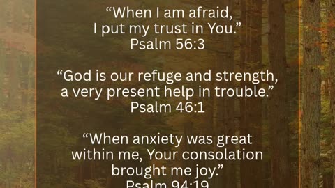 When You're Anxious