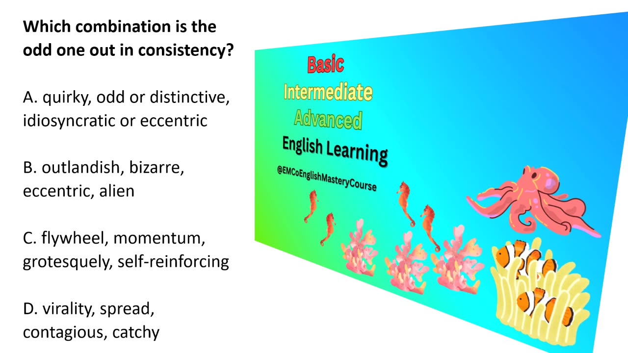 Intermediate & Advanced British English Quiz, Lesson 1; Part 2;