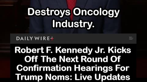 Robert F. Kennedy Jr. Confirmation Hearings for Secretary of Health and Human Services [RFK Jr.]