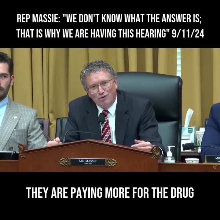 Rep Massie We dont know what the answer is; that is why we are having this hearing 91124