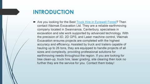 Best Truck Hire in Eyrewell Forest