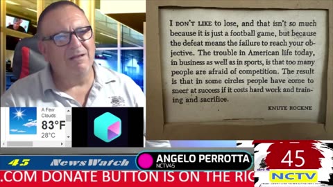 NCTV45 NEWSWATCH MORNING FRI OCT 24 2025 WITH ANGELO PERROTTA